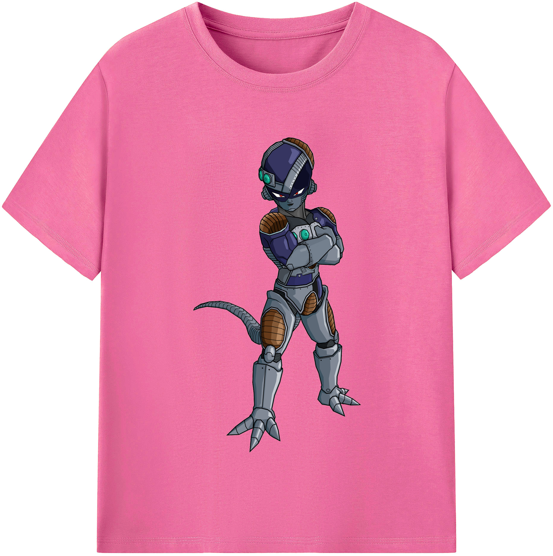 （画像用） ドラゴンボール フリーザ DRAGON BALL Frieza レディースカジュアルプリントTシャツ（綿100％）